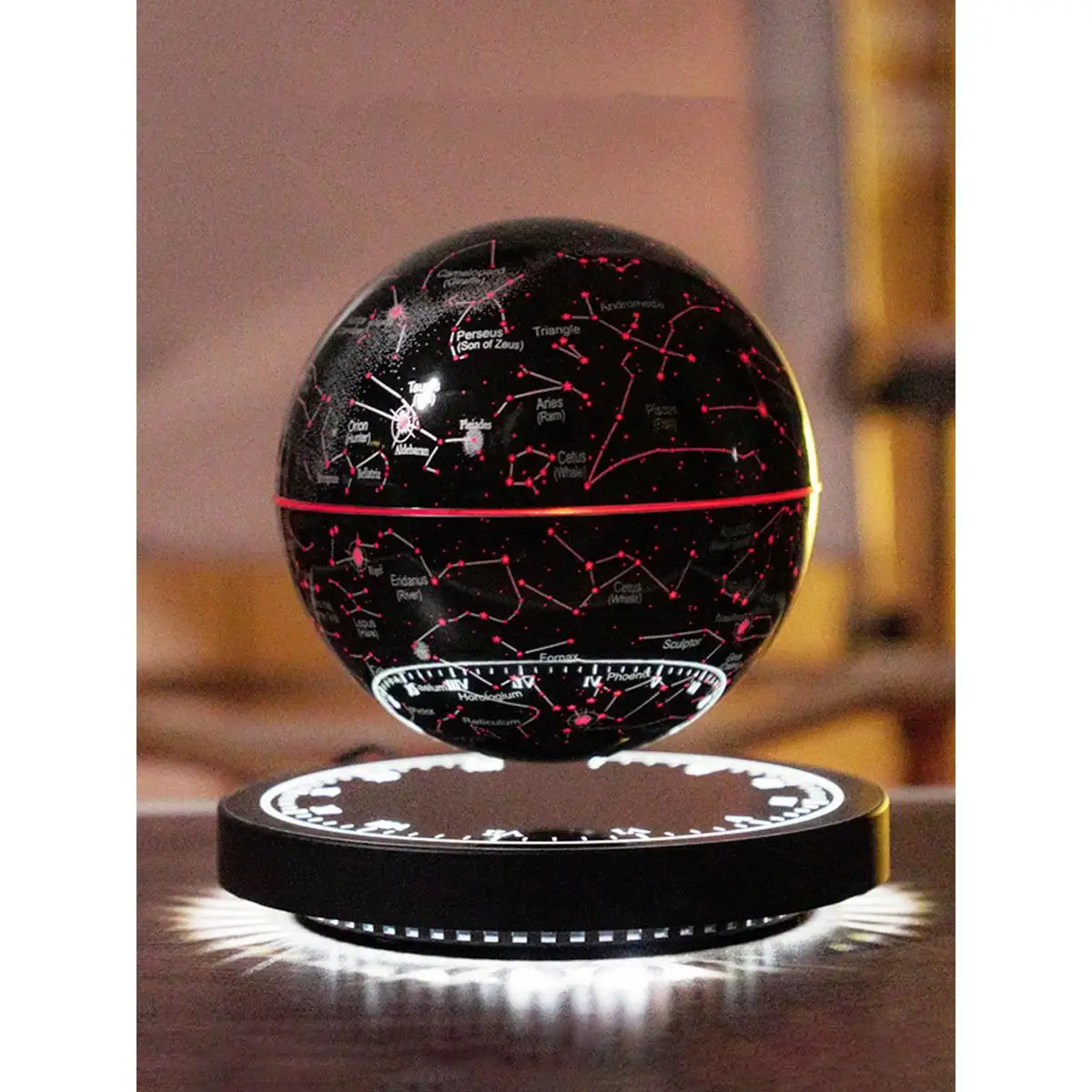 6-inch constellation maglev globe ornament with luminous rotation, 8-inch creative birthday gift for boy