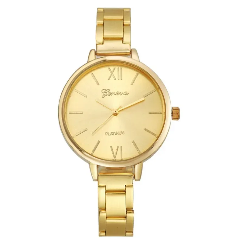 Luxury Ladies Watches Gold Watch for Women Golden Clock Female Dress Round Quartz Wristwatch Relógio Feminino Tendencia De Mujer