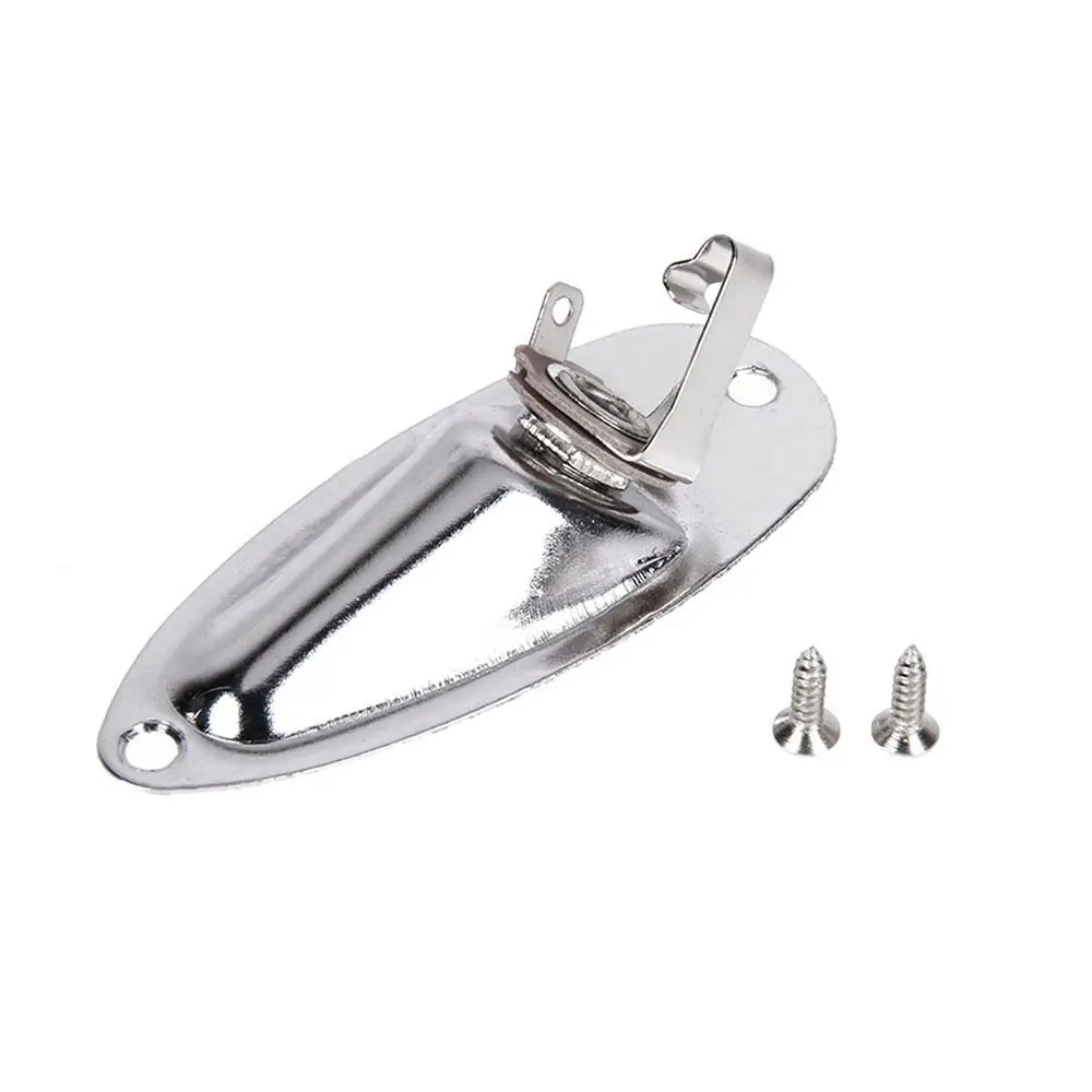 Replacement Parts Jack Guitar Jack Plate Electric Guitar 6.35mm 1/4