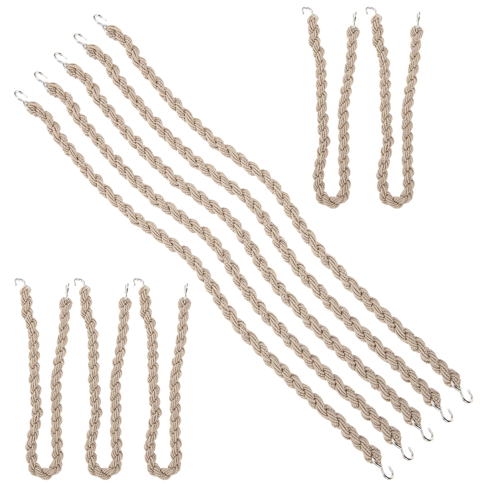 

10 Pcs Boot Bands Elastic Straps for Outdoor Activities Portable Stretchy Khaki Blousing Garters Small Hooks Keep Sand