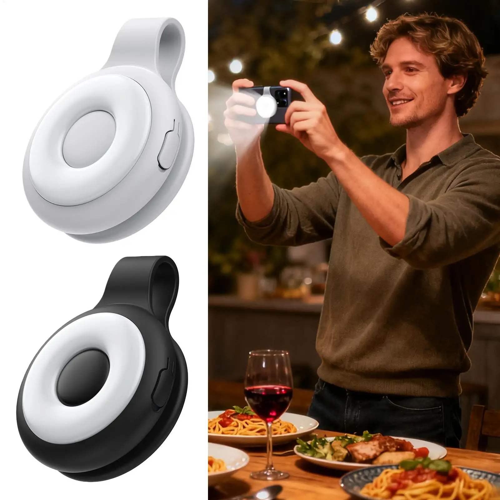 Магнитный заполняющий светильник, портативный перезаряжаемый магнитный карманный светодиодный светильник для камеры телефона для видеозаписи, фотографии, видеоблогов в прямом эфире