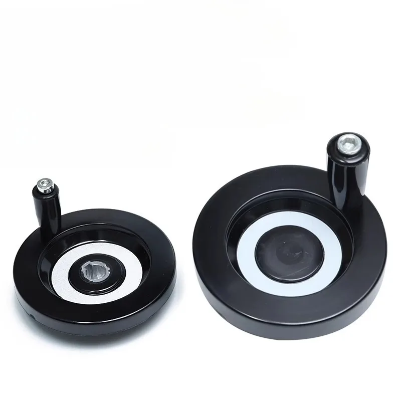 1PC OD 63~250mm Bakelite Hand Wheel Keyway 3/4/5/6mm Galvanizing Handwheel for Milling Lathe Bore 8/10/12/14/16/18/20/22mm