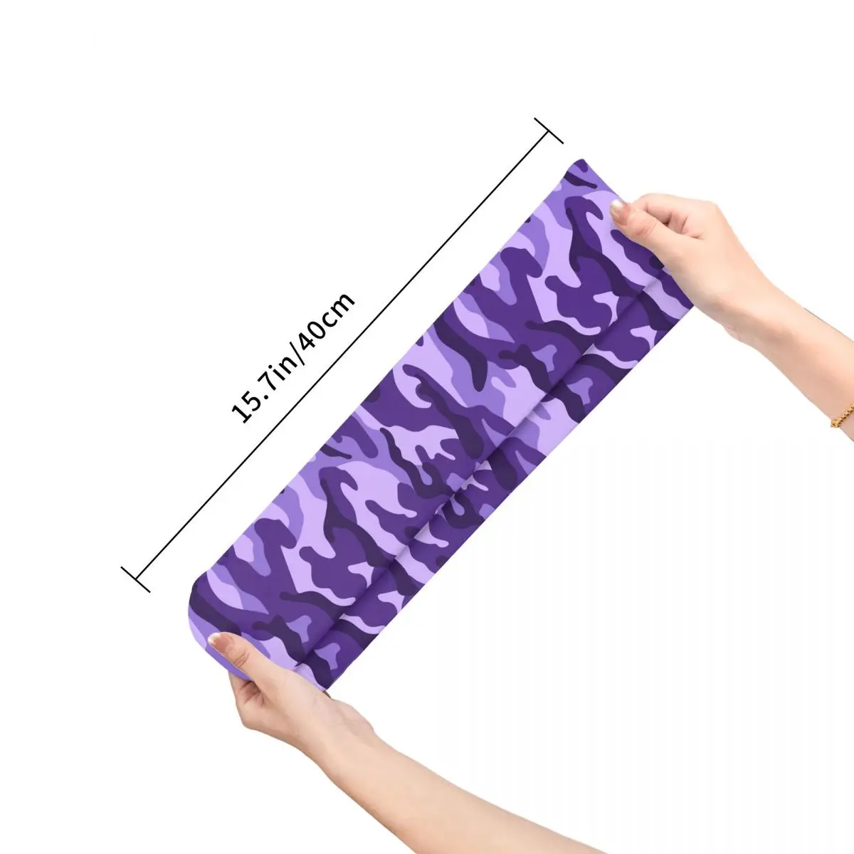 Compression Purple Camouflage Pattern Women Socks 2022 Men Military Bike Socks