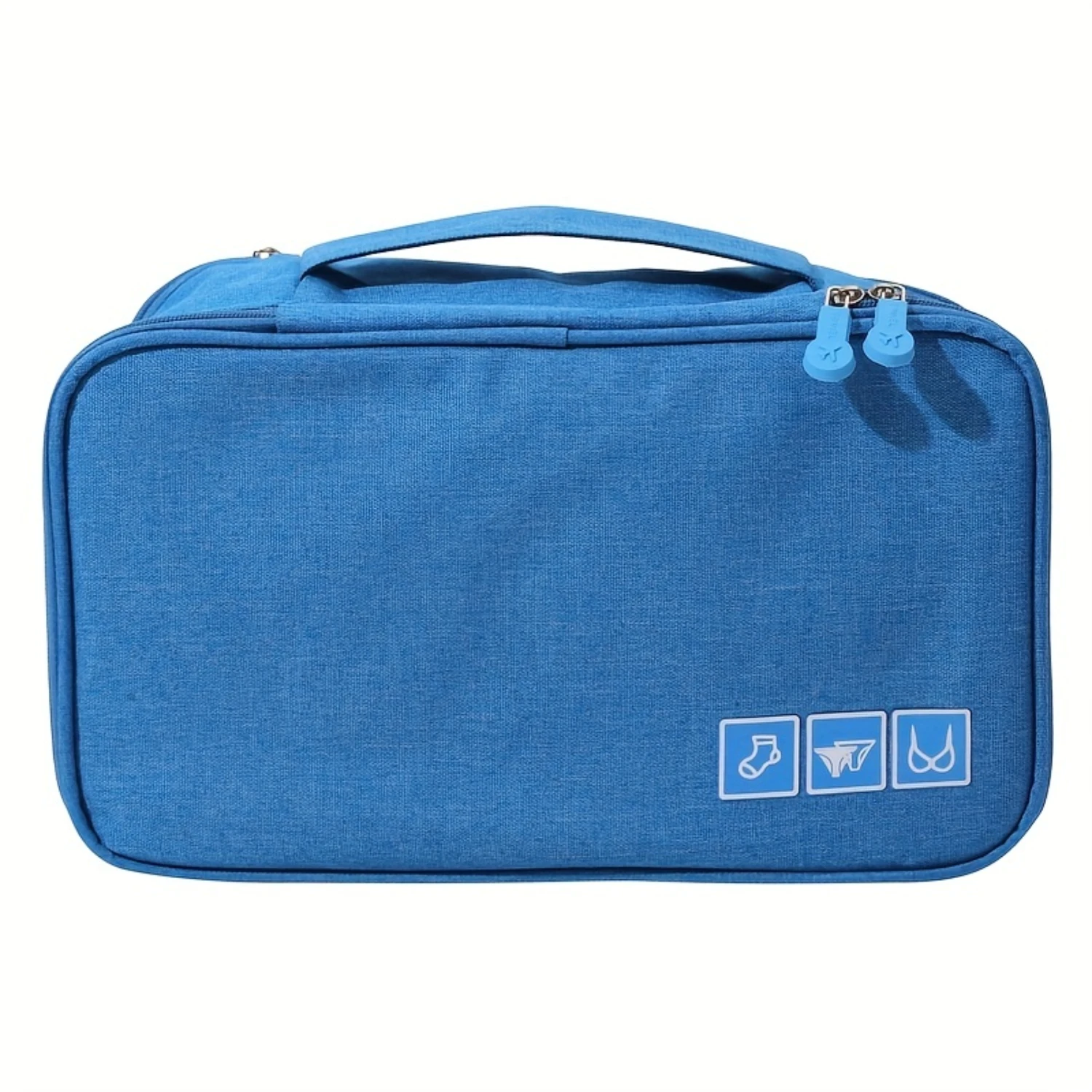 Lightweight Portable  Bag, Solid Color Simple Large Capacity Polyester Clothes Protective Bag, Women's Fashion Casual Simple Pac