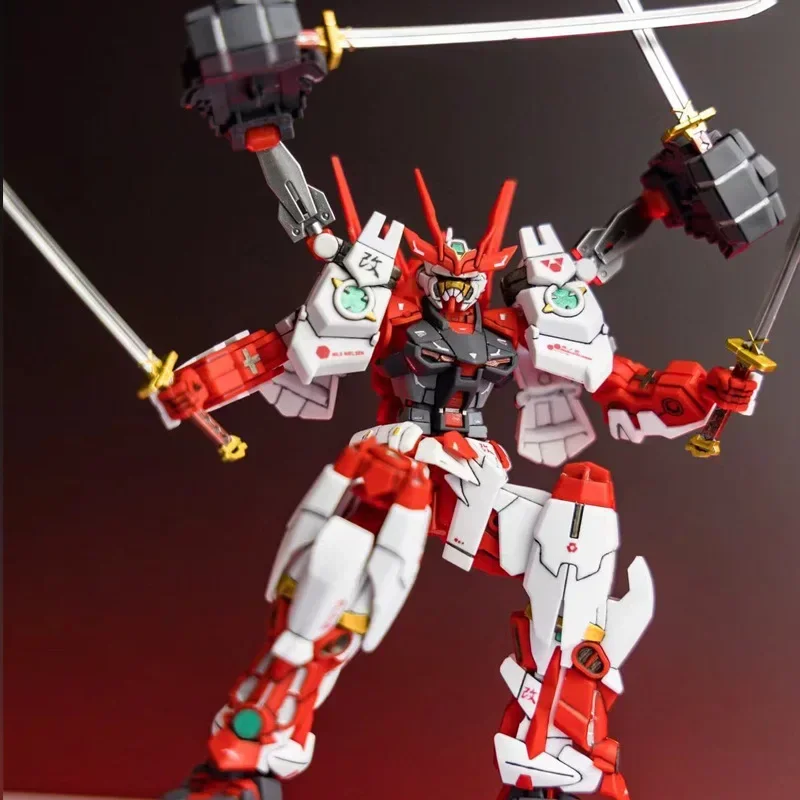 Hg 1/144 modelo de montagem astray brinquedo mecha figura de ação modelo de plástico bloco de construção acessórios criança anime fabricar brinquedo