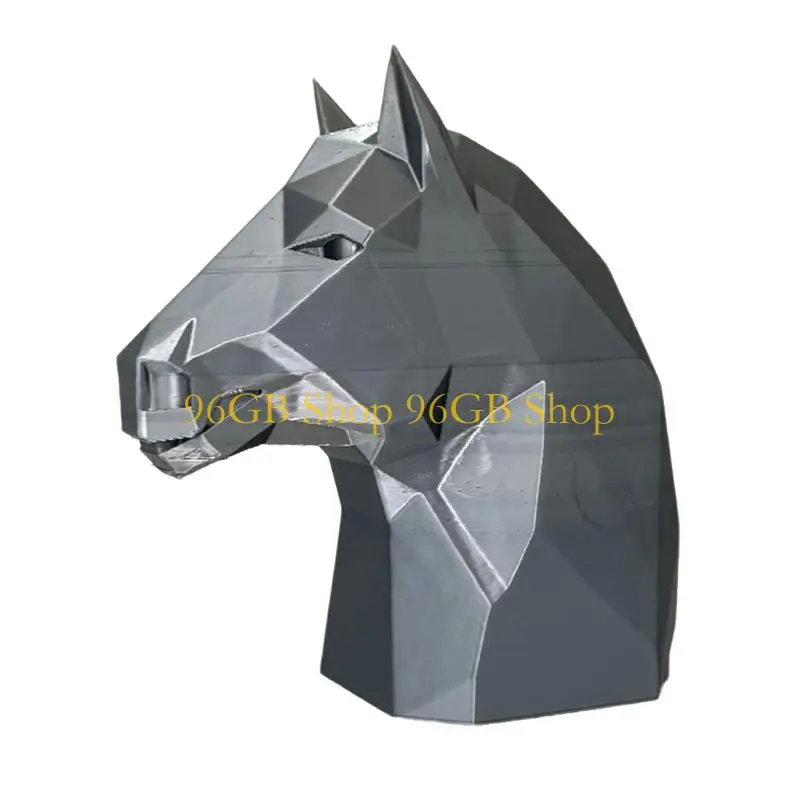 96GB Trailer Hitch Decoration Caps Weatherproof Guard Modern Horse Head Design Trailer Hitch Protective Cover Easy Install