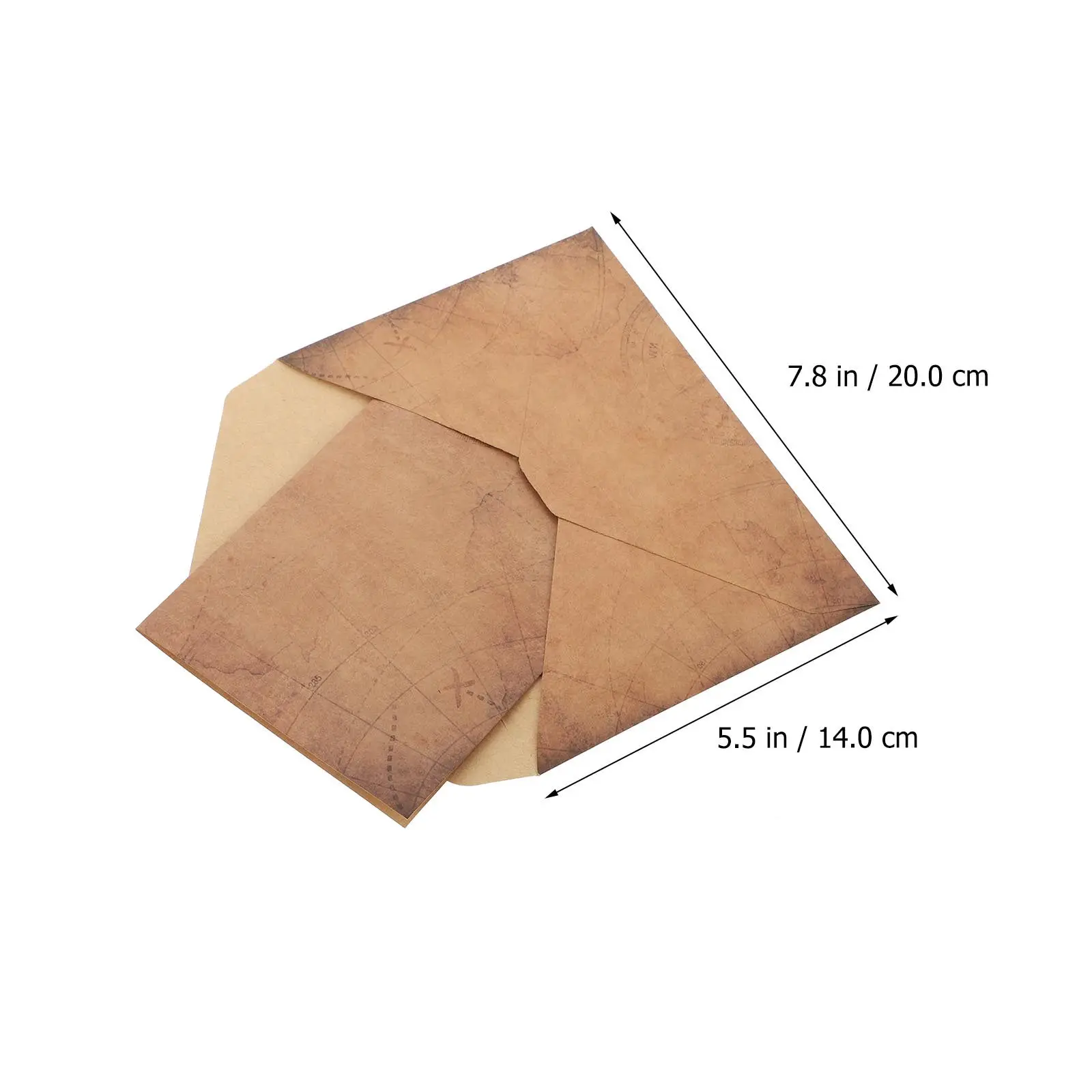 Vintage Letter Paper with Envelopes Retro Writing Stationery Kit for Personal Letters Invitations Blessing Notes