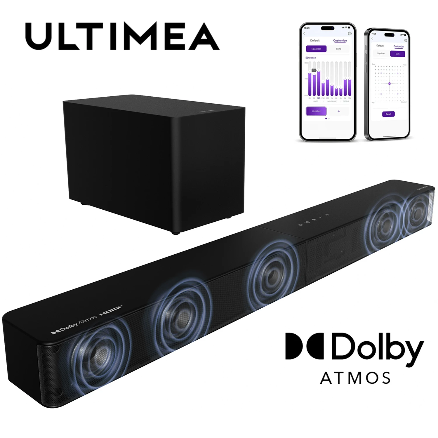 Home Cinema Atmos - نظام مسرح منزلي ULTIMEA Poseidon M60