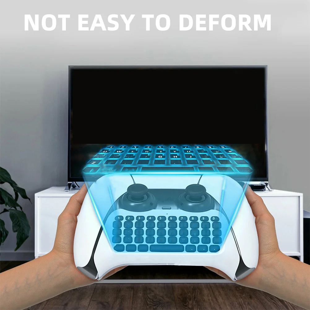 

Game Controller Wireless Keyboard Premium ABS Material Ergonomic Design Voice Chatpad Message Keypad Built-in Speakers