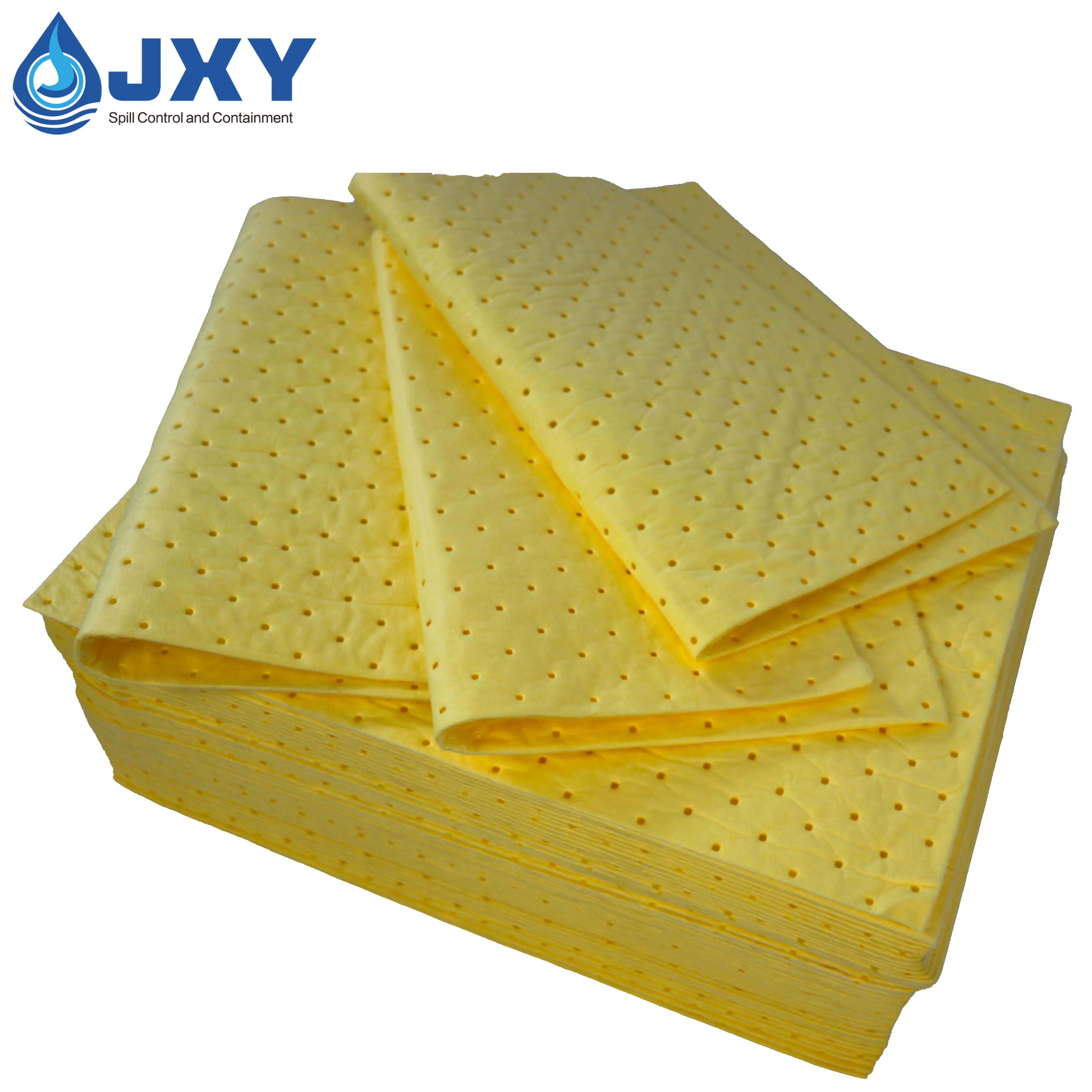 Kit di contenimento per versamenti industriali ecologici Cuscinetto assorbente per olio non tessuto monouso in PP e borsa per tappetino Rispettoso dell'ambiente