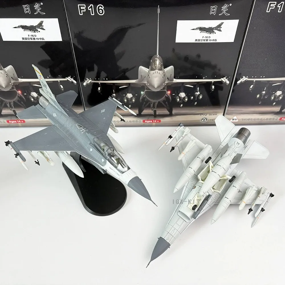 1/72 Scale Aircraft U.S. F-16D Fighter Jet 19th Squadron MiG Killer F-16 Diecast Finished Military Airplanes Models Metal Gift
