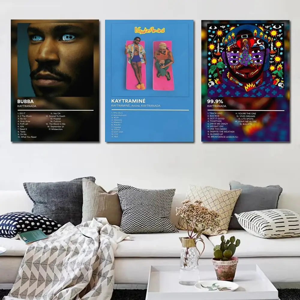 Electronic Music K-KAYTRANADA Poster Music Album Wall Art Print Room Decoration for Bedroom Living Room Office Home Decor Gift