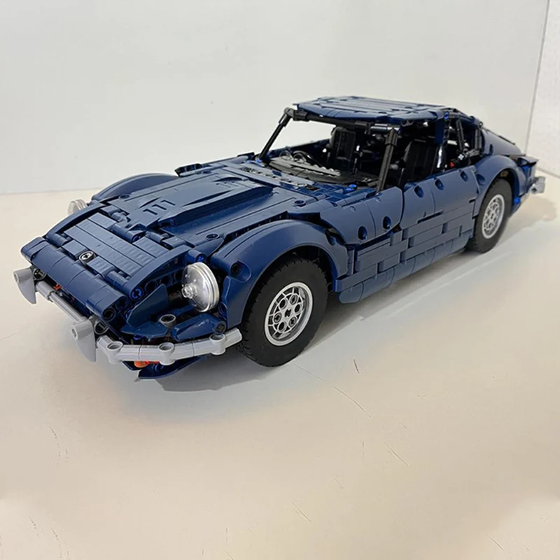 Модель скоростного гоночного автомобиля MOC, строительные кирпичи Datsun 240z Hypercar, модульная технология, подарки, праздник, сборка, детские игрушки, костюм