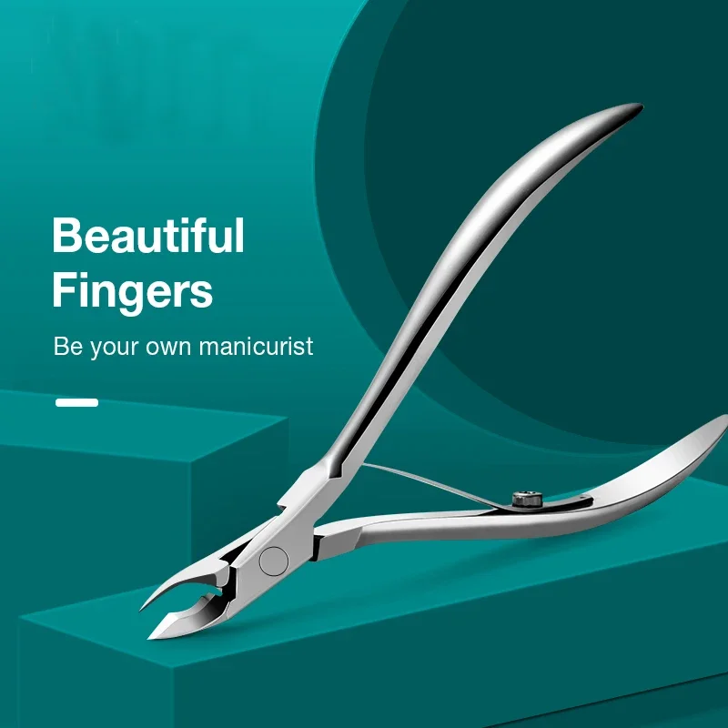 Nail Cuticle Nipper Manicure Scissors Stainless Steel Tweezer Clipper Dead Skin Remover Scissor Pusher Tool Trimmer