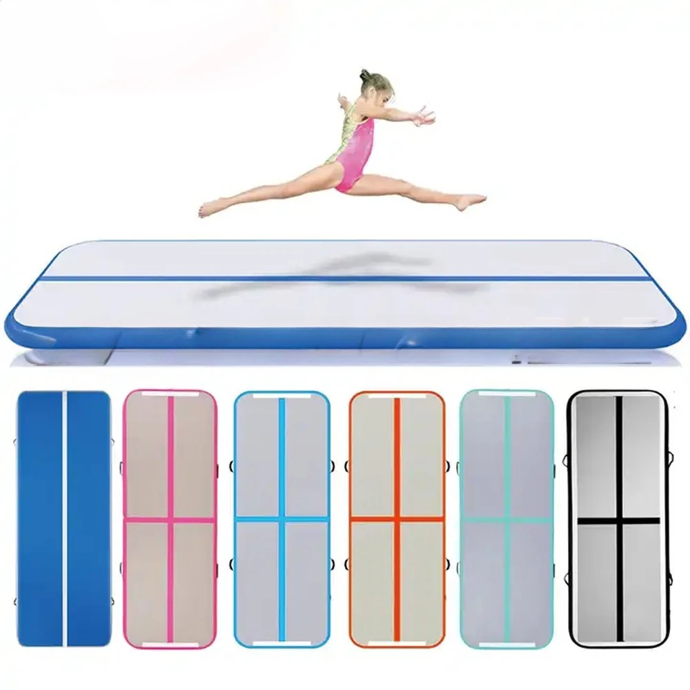 Water Gym Yoga Wholesale Inflatable Gymnastics Tumbling Mat Air Tumble Track Floor With Pump For Gymnastics Training Home