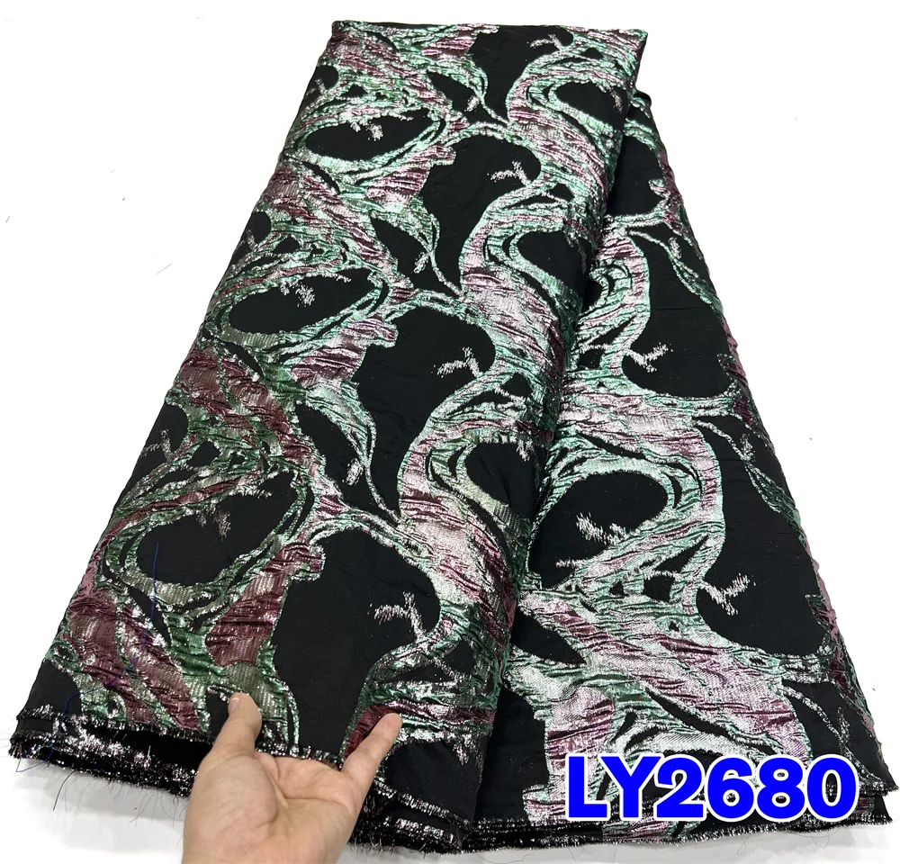 Luxury Skin Healthy High Quality 2024 African Nigerian Voile Lace Fabric French Organza Party Dress Brocade Jacquard Gild Lace