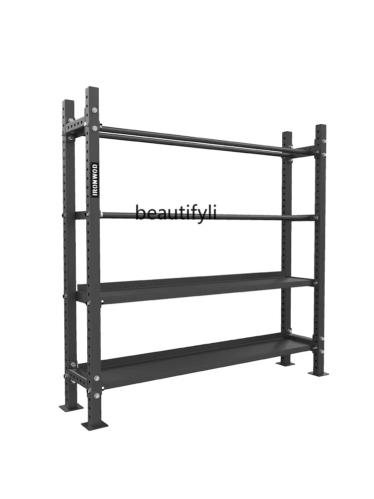 A49 Gym storage rack Fitness equipment rack Yoga studio Sports four-layer storage