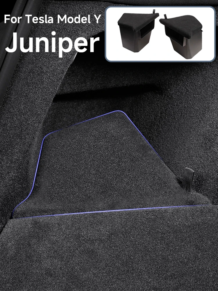 Für in Berlin hergestellte Model Y Juniper Zubehörteile Kofferraum-Seitenablagebox für Tesla Model Y Juniper Standard Premium Performance