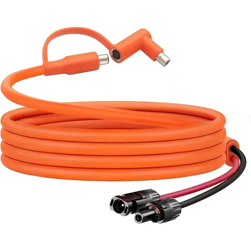 【Big Deal】DC 8Mm Solar Panel Adapter Cable 10Ft, Tinned Copper Wire Extension Cord Connecting Connector To DC7909/8020 Male Plug