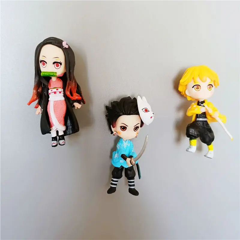 

Периферийные устройства Demon Slayer Kamado Tanjirou, модель Kanroji Mitsuri, магнит на холодильник, магнитное украшение, креативный мультфильм Kawaii