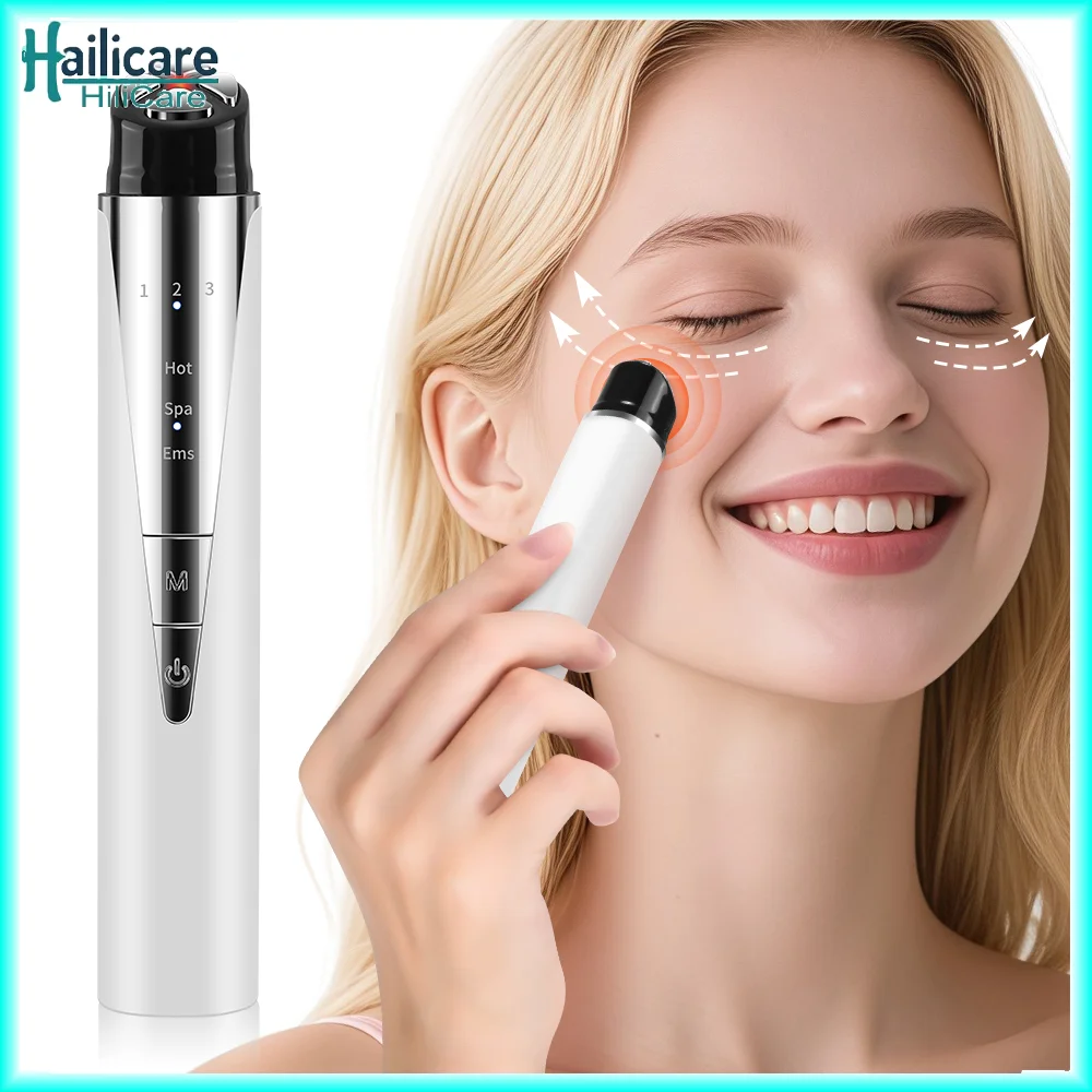 3In 1 電動美顔器マイクロ振動アイ美容器具は、目の袋と腫れを軽減充電式美顔器