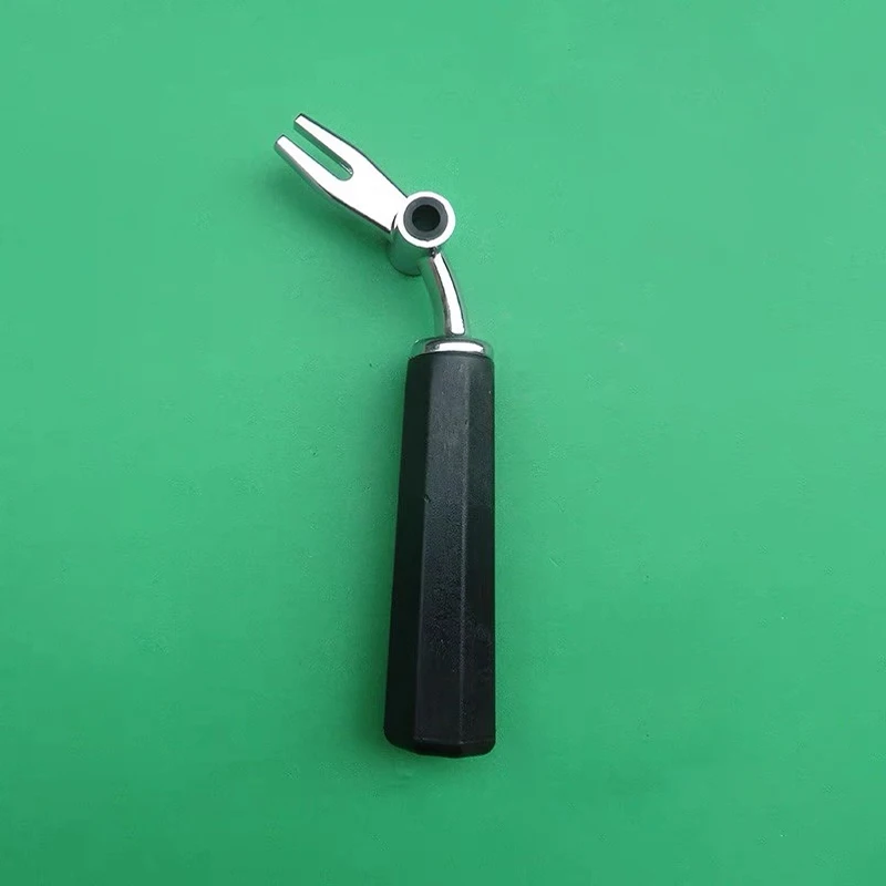 1 قطعة مقبض صمام صنع الآيس كريم من الفولاذ المقاوم للصدأ Guangshen مع رافعة مطاطية، متوافق مع أجزاء صانع الآيس كريم لرجل الفضاء