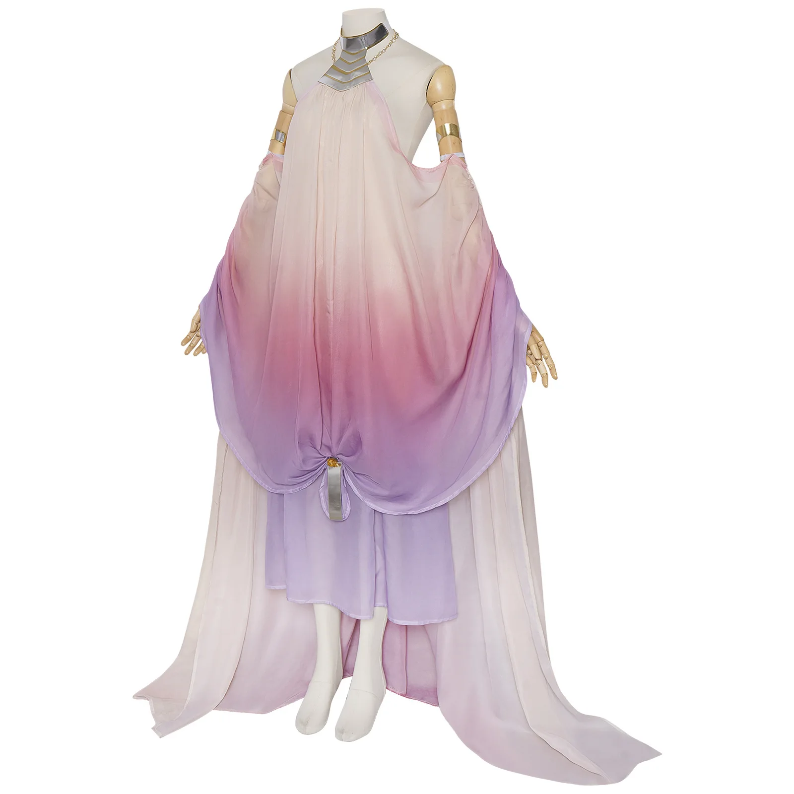 2026 New Anime Padme Cosplay Amidala Dress Costume Queen Long Backless Dress Women Uniform Outfits Halloween Carnival Costume - view 5