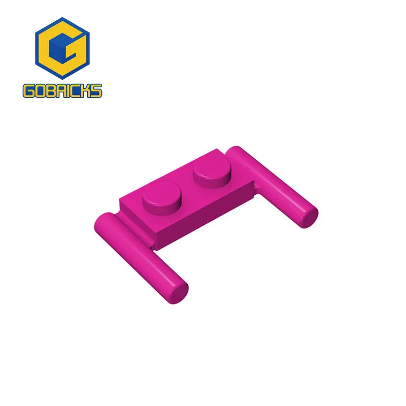 

Gobricks 10Pcs Parts mini handle - 1x2 Handle on both sides compatible with 3839 children's toys Assembles Building Blocks