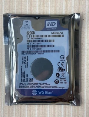 Single disc mute 7MM thin disc Western Digital 2.5 inch 320G laptop hard drive SATA3 serial port PMR vertical