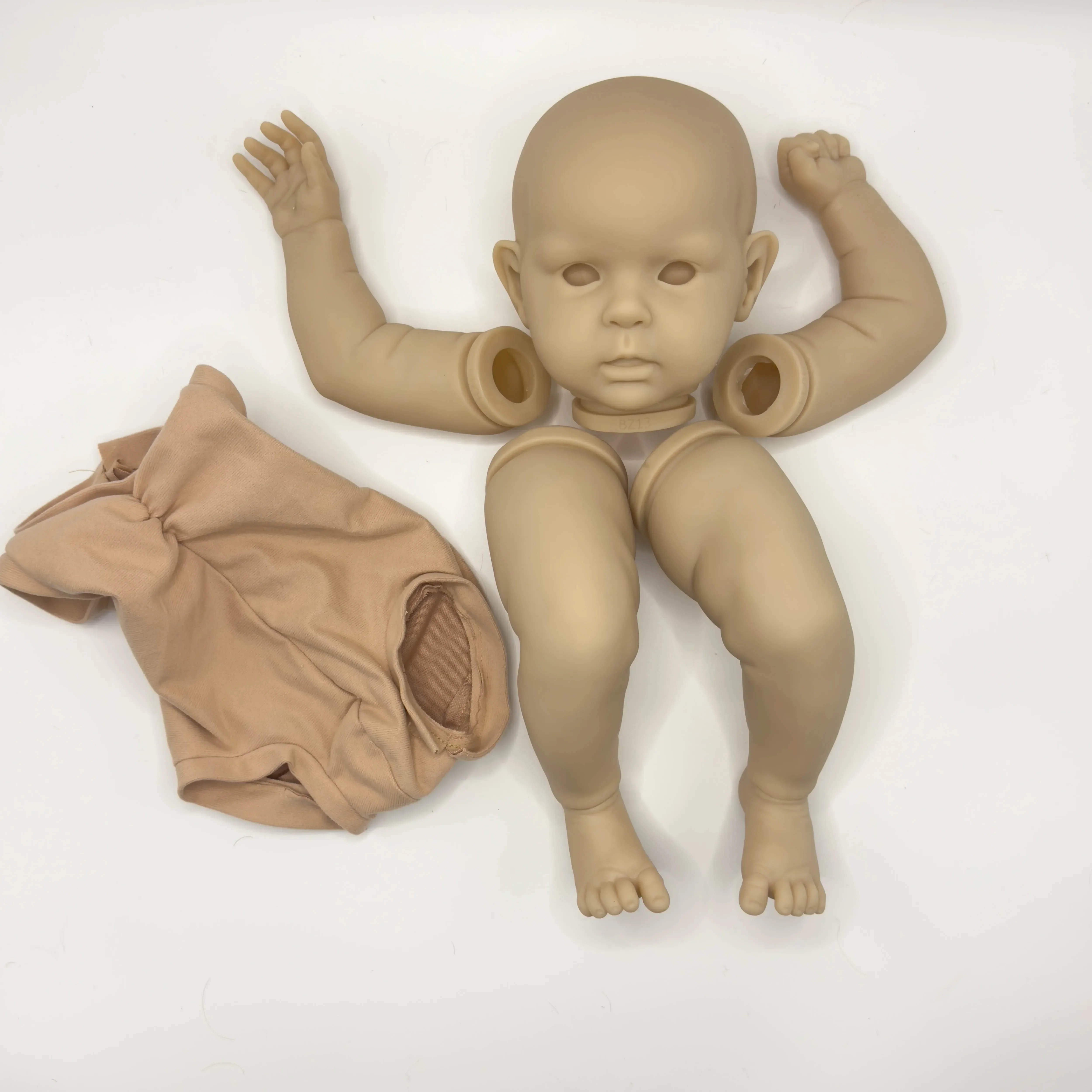 NPK 18 '' Parti di bambola non verniciate uniformi Frech Color Kit vuoto fai da te Reborn Ward Reborn Kit Edizione limitata Realistico Soft Touch