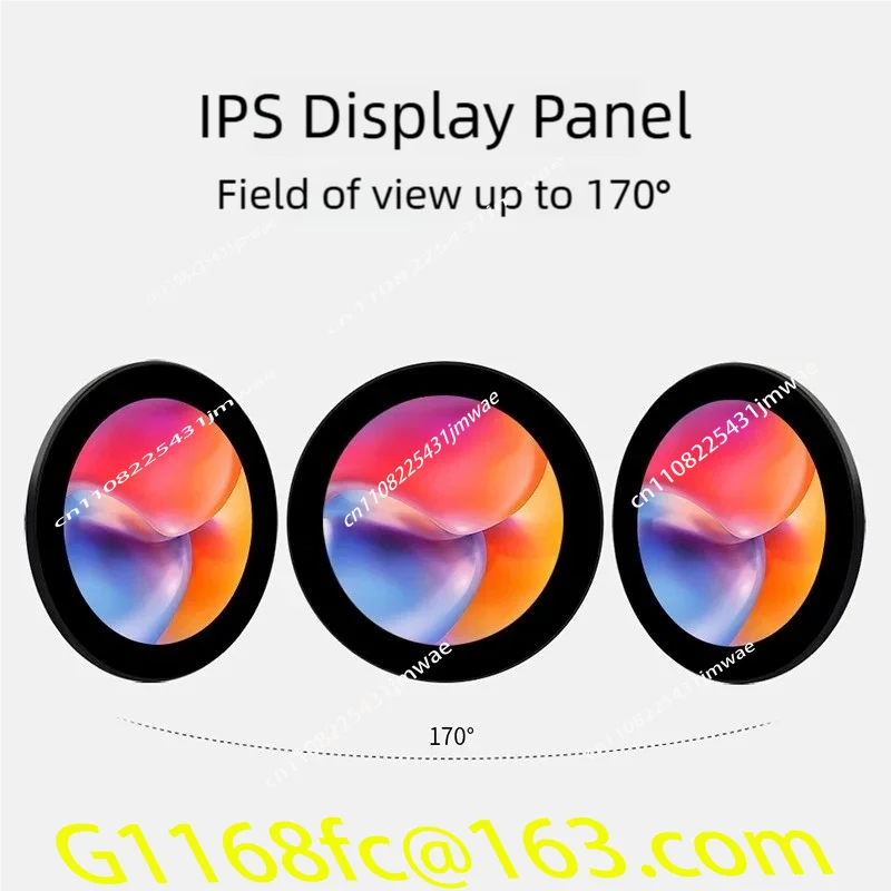 4-inch Round Capacitive Touch Screen HD/MI Display with 720x720 Resolution and Support Ten-point Touch