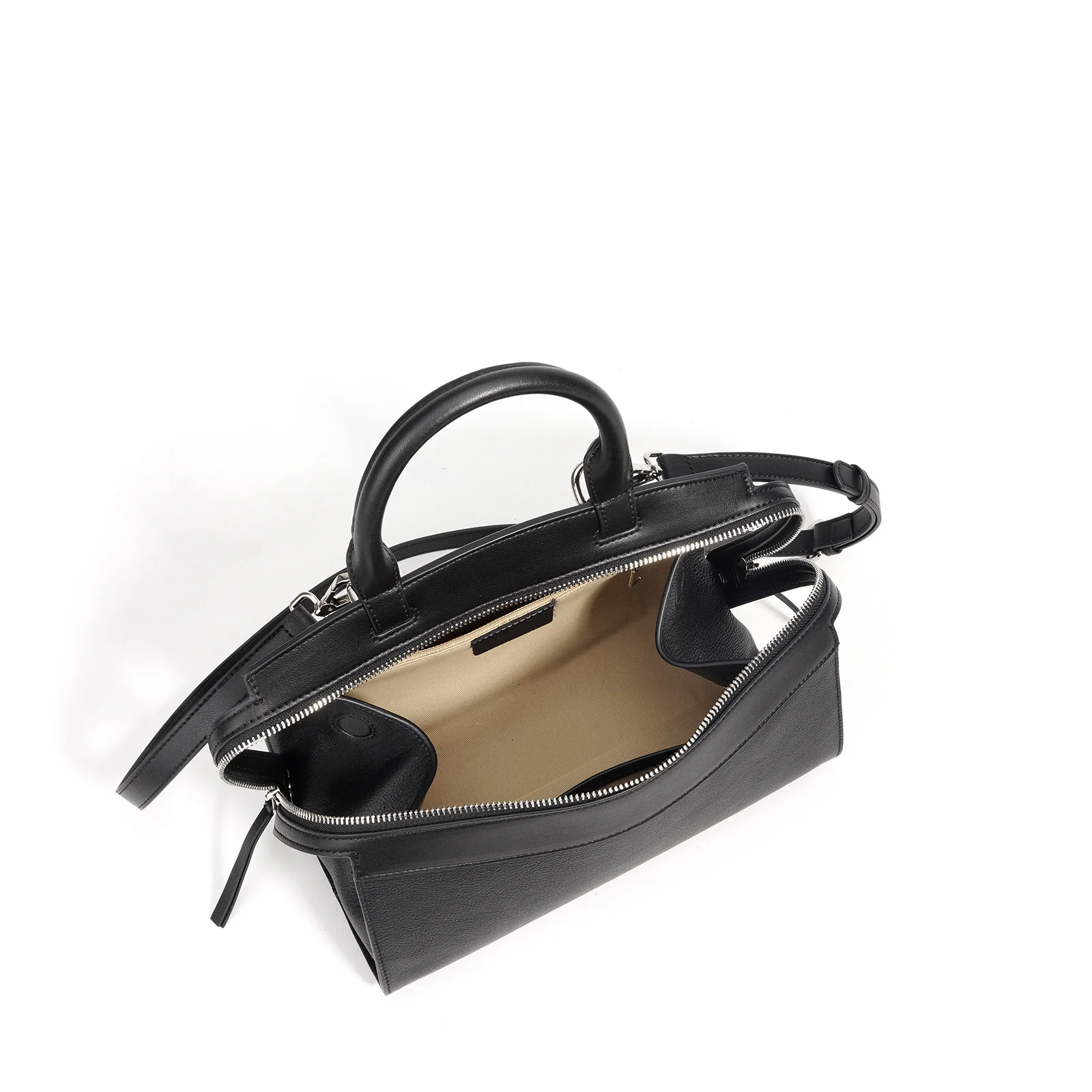 Bolso de hombro de estilo perezoso coreano, bolso de bolos de piel de vaca, bandolera cruzada informal Retro de gran capacidad, primavera 2026