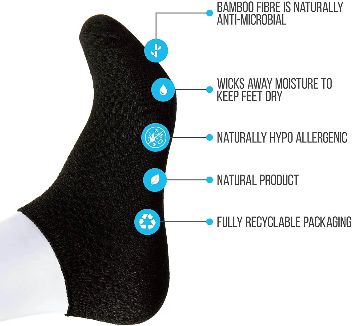 5 Pairs Men Socks Bamboo Fiber Business Casual Breathable Deodorant Comfortable Soft Male Meias Socks Ankle Socks