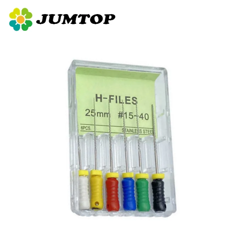 

Dental Root Canal H File 21mm 25mm Stainless Steel Hand Use Files Endodontic Instruments Dentist Tools
