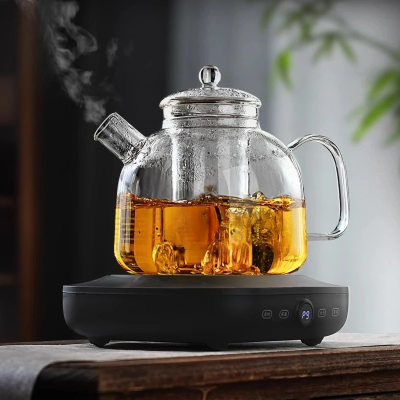

Large capacity glass teapot thickened high temperature resistant open flame kettle electric ceramic stove tea maker household