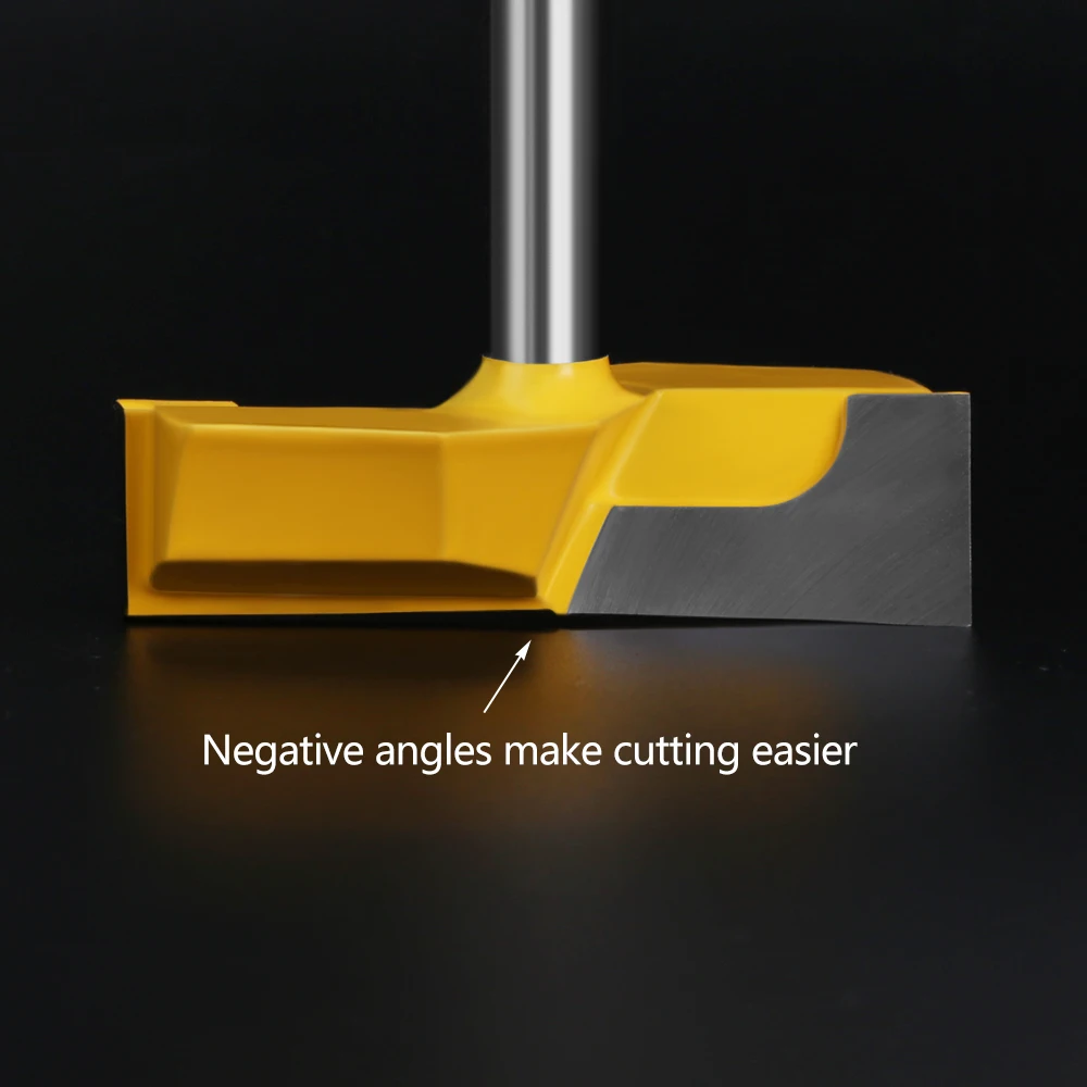 Imagem -06 - Lavie-shank Limpeza Bottom Router Bits Superfície Aplinar Bit Carpintaria Fresa 21 Diâmetro de Corte mm