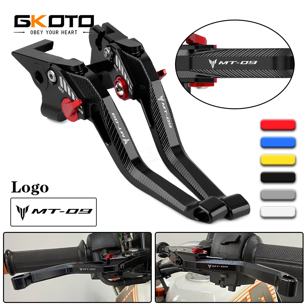 For YAMAHA MT09SR MT-09 2022 MT 09 MT09 2021 MOTO CNC Short Brake Clutch Levers Ajustable Handle Motorcycle Accessories