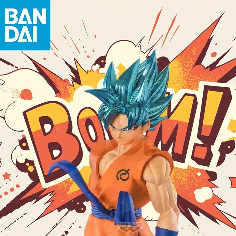 

Genuine Bandai Namco Banpresto Original Dragon Ball Super Blood of Saiyans Son Goku Anime Action Figure Toy Model Toy In Stock