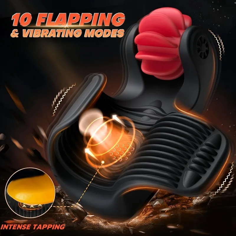 Fully Intelligent Electric Penis Trainer Pulse Rotating Automatic Thrusting Silicone  Hands-Free Male Masturbator Cup for Men