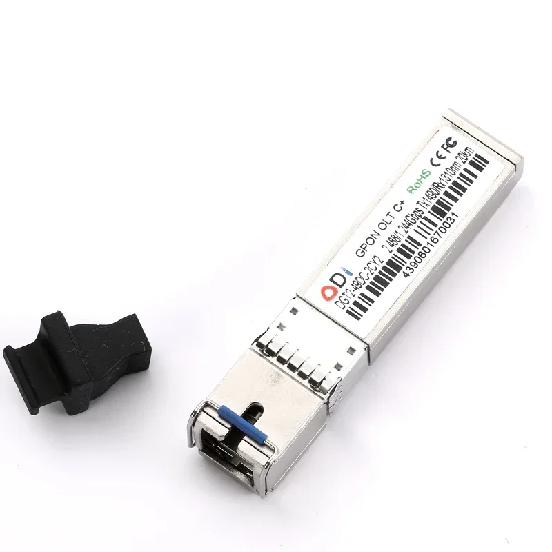 Une paire de déchets GPON OLT C + Optical Tech, 2.5Gbps, 3-7dBm, gpon olt ont sfp, routeur fibre optique, distance 20km, 20km