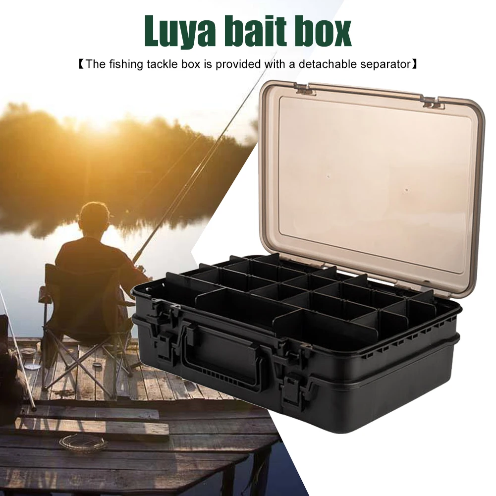 

Fishing Barrel Box 4 Layer Multifunctional Fishing Hook Stop Beads Box Foldable Portable Durable Snap Design for Angler Supplies
