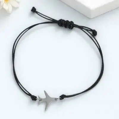 

Airplane Bracelet Adjustable String Thread Cord Braided Rope Bracelet for Men Teens Lightweight Comfortable Vacation Gift
