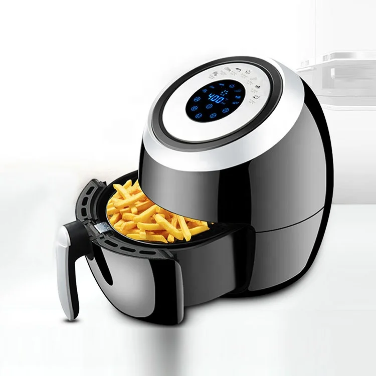 2023 factory price  Latest Big Capacity OEM Aluminum healthy kitchen appliance air fryers potato chip air fryer  liner 5.5l