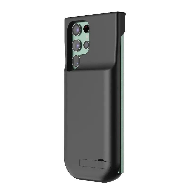 Casing Pengisi Daya Baterai 10000MAh Baru untuk Samsung S23/S23 + Plus /S23 Baterai Ultra Pengisi Daya Bank Daya Klip Belakang Portabel