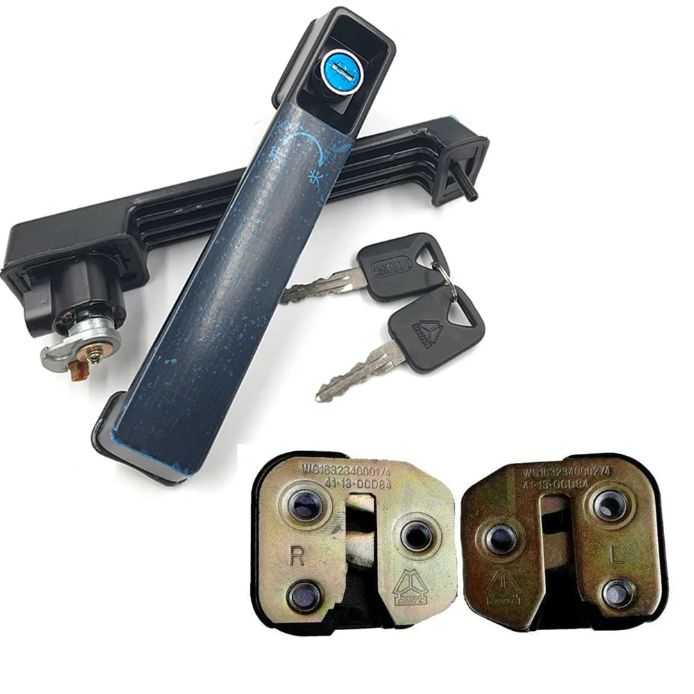 Door Handle + Door Lock Block For Sinotruk Golden Prince Body Door Lock