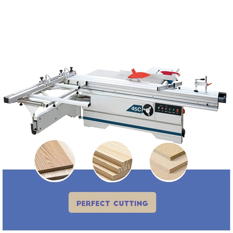 SC 45C automatic positioning round wood sliding table saw sliding table for panel saw made in China