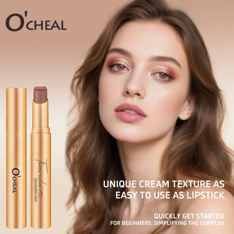 Long Lasting Waterproof Eyeshadow Stick Matte Smudge Proof Creamy High Pigment Makeup Pencil Smooth Glide Application