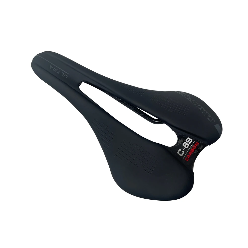 Neuer Fahrradsattel aus Carbon-Leder Boost Road/MTB-Fahrradsitz 248 x 145 mm Triathlon-Fahrradsättel Ultraleicht 89–105 g – Detail 2