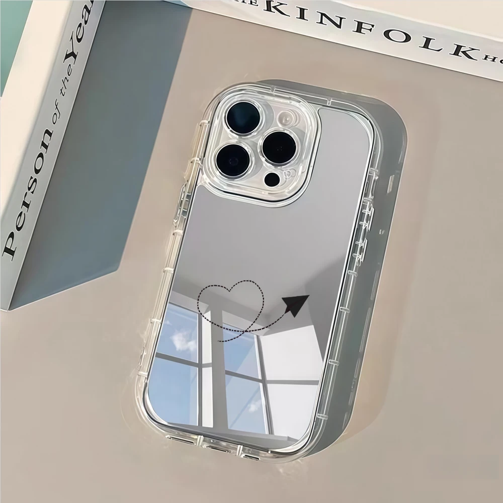 INS Aircraft Trajectory Phone Case For iPhone 17 16 15 14 13 12 11 Pro Max XS X XR 7 8 Plus Make Up Mirror Shockproof Soft Cover view 3
