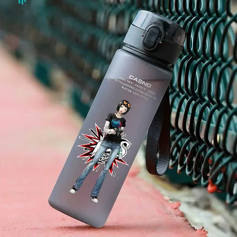 560 ML Cartoon Large Capacity Persona Water Bottle Student Sports Waterproof Drinking Water Bottle Portable Sports Water Bottle